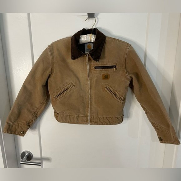 Carhartt Other - VINTAGE 1990s Carhartt Detroit Collared Fleece Line Jacket Youth 8